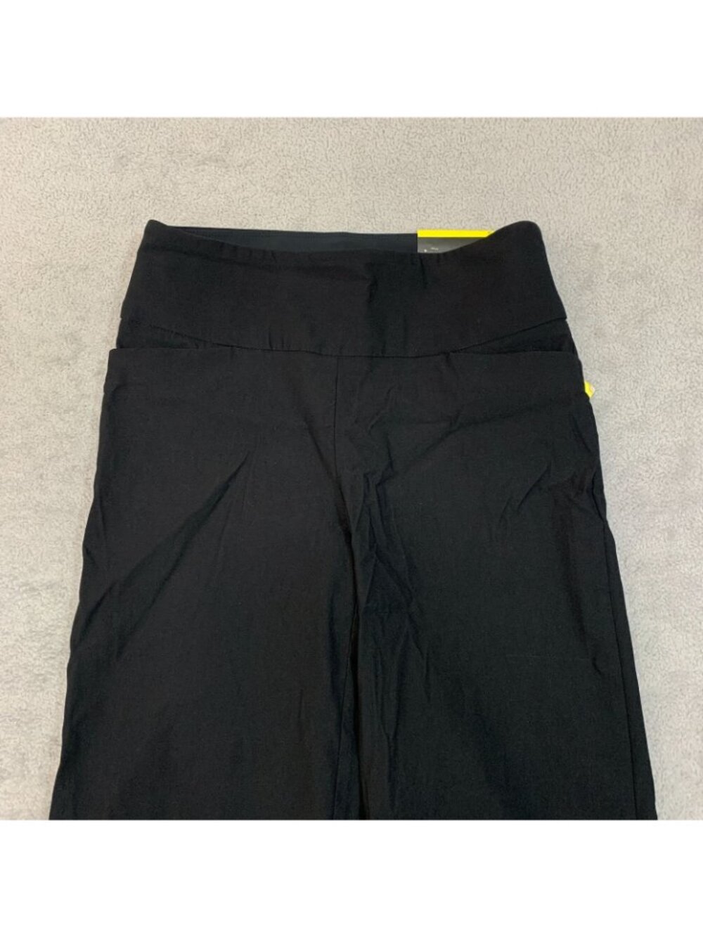 NWT S.C. & Co. Women’s S Black Tummy Control Wide Leg Crop Pants - Picture 13 of 14